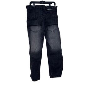 Southpole Y2K Baggy Streetwear Jeans Mens 38 Faded Black Cotton Denim 5180